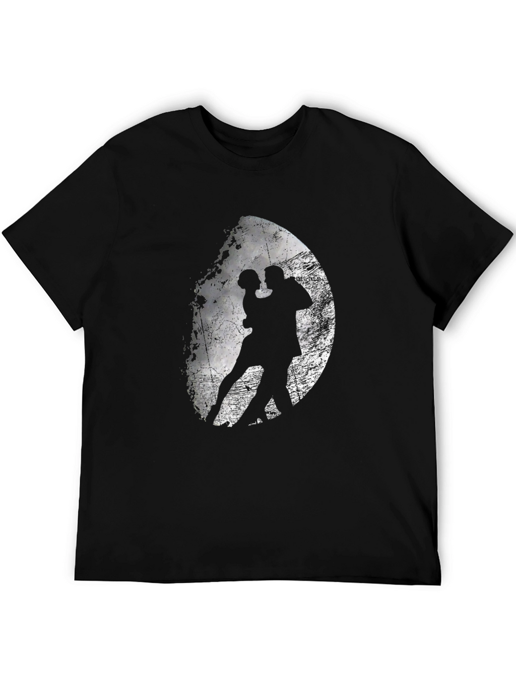 Tango Dance Graphic Tee - Black Cotton Blend