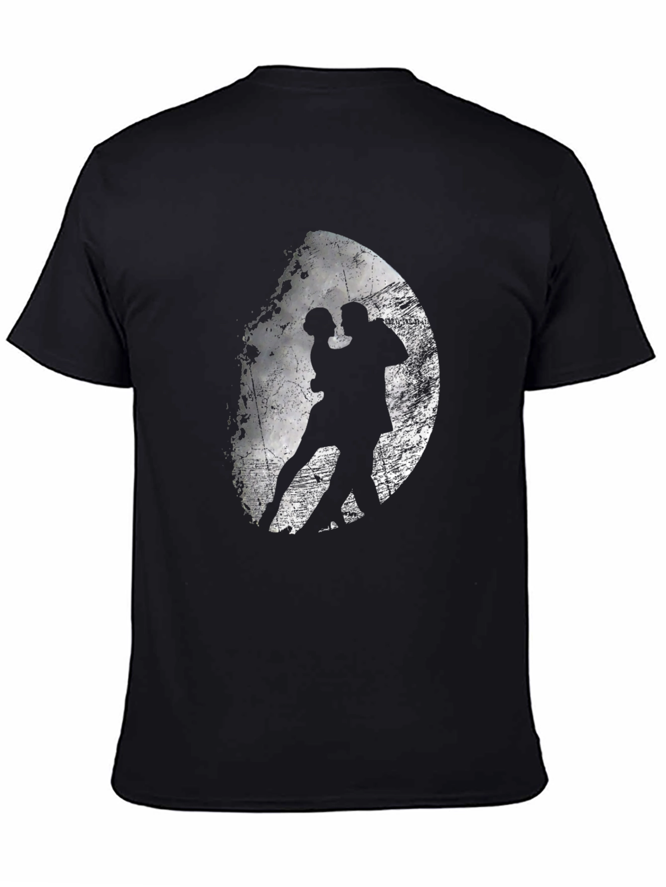 Tango Dance Graphic Tee - Black Cotton Blend