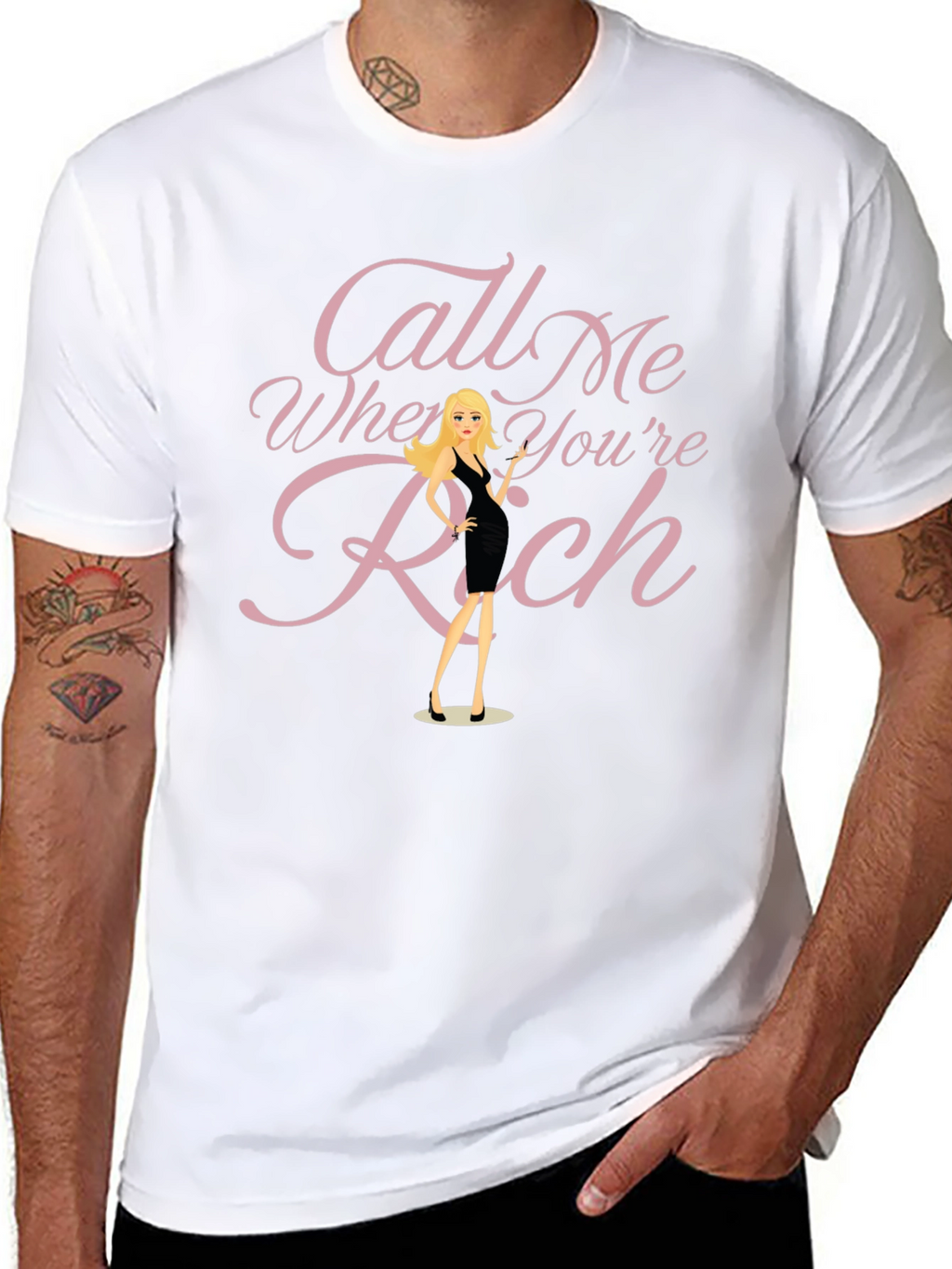 Call Me When Youre Rich Graphic Tee