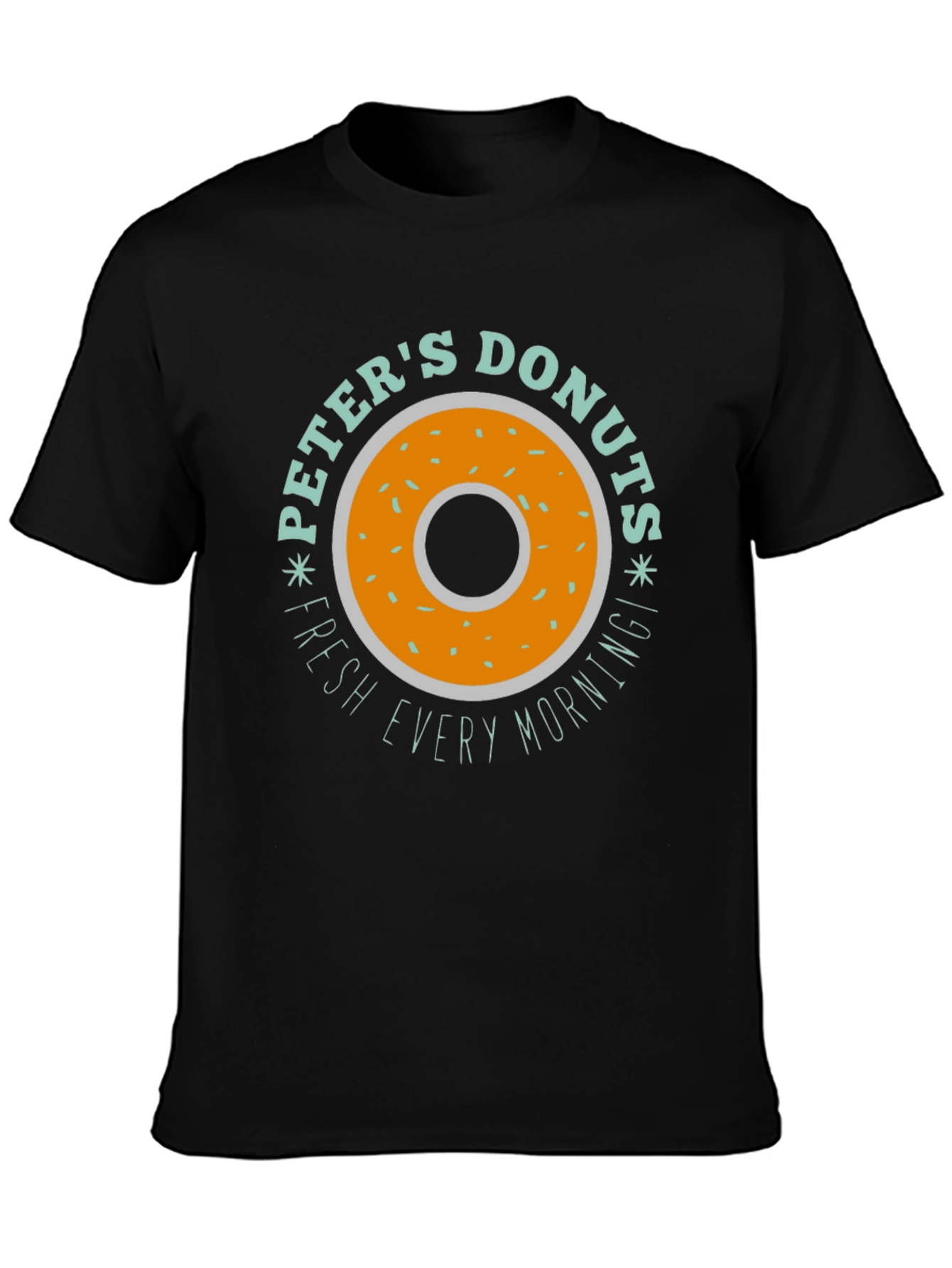 Peters Donuts Graphic Tee - Fresh Daily Design