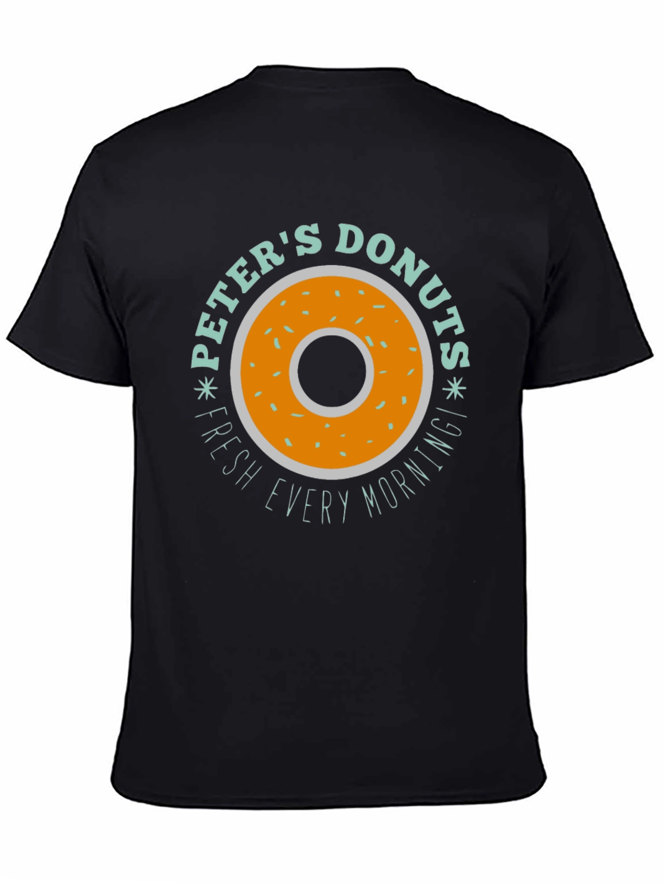 Peters Donuts Graphic Tee - Fresh Daily Design