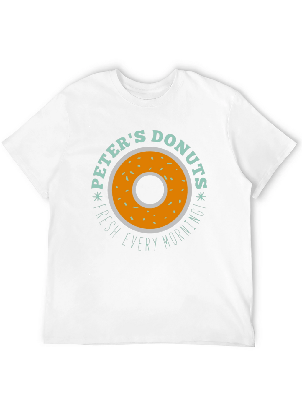 Peters Donuts Graphic Tee - Fresh Daily Design