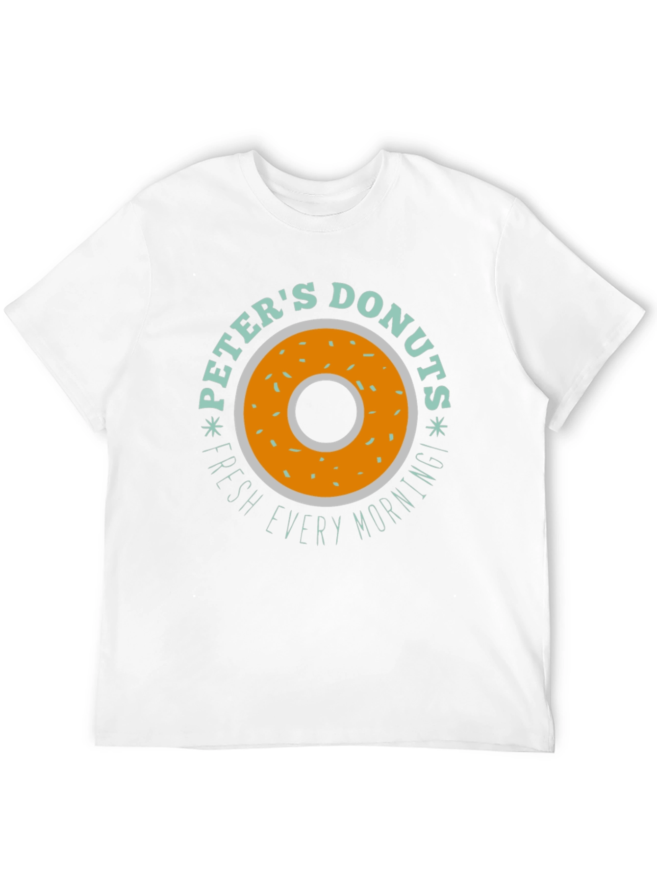 Peters Donuts Graphic Tee - Fresh Daily Design