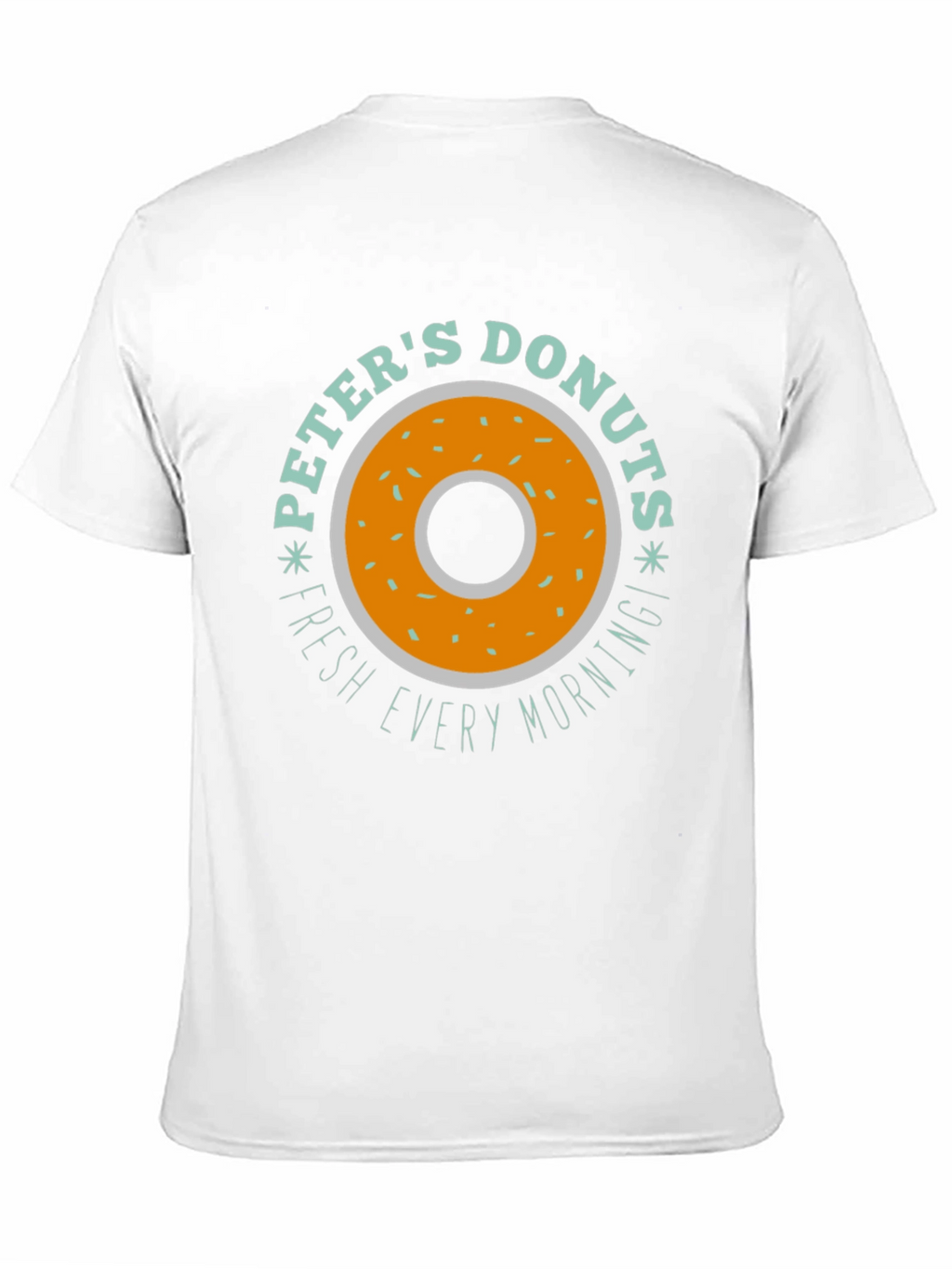 Peters Donuts Graphic Tee - Fresh Daily Design