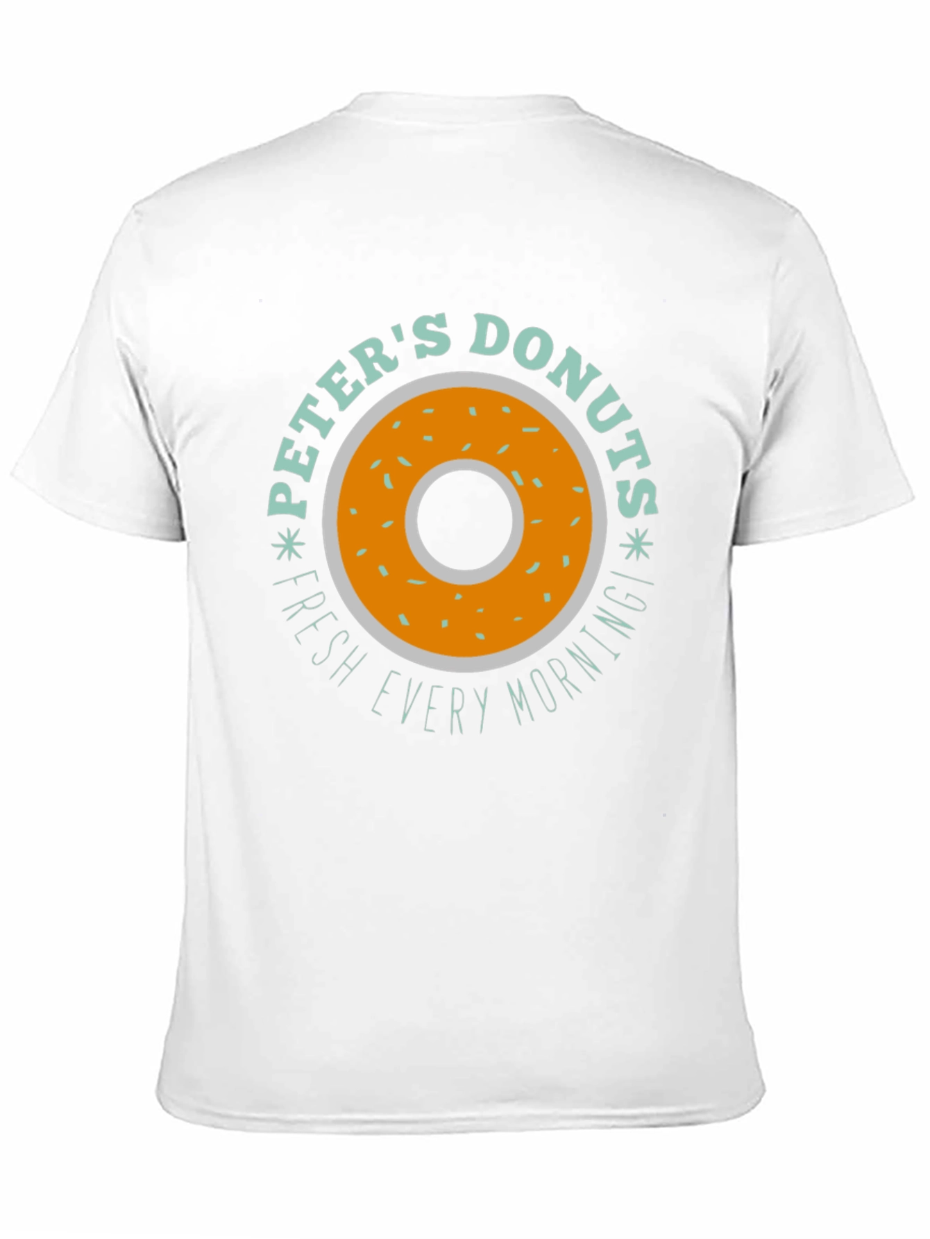 Peters Donuts Graphic Tee - Fresh Daily Design