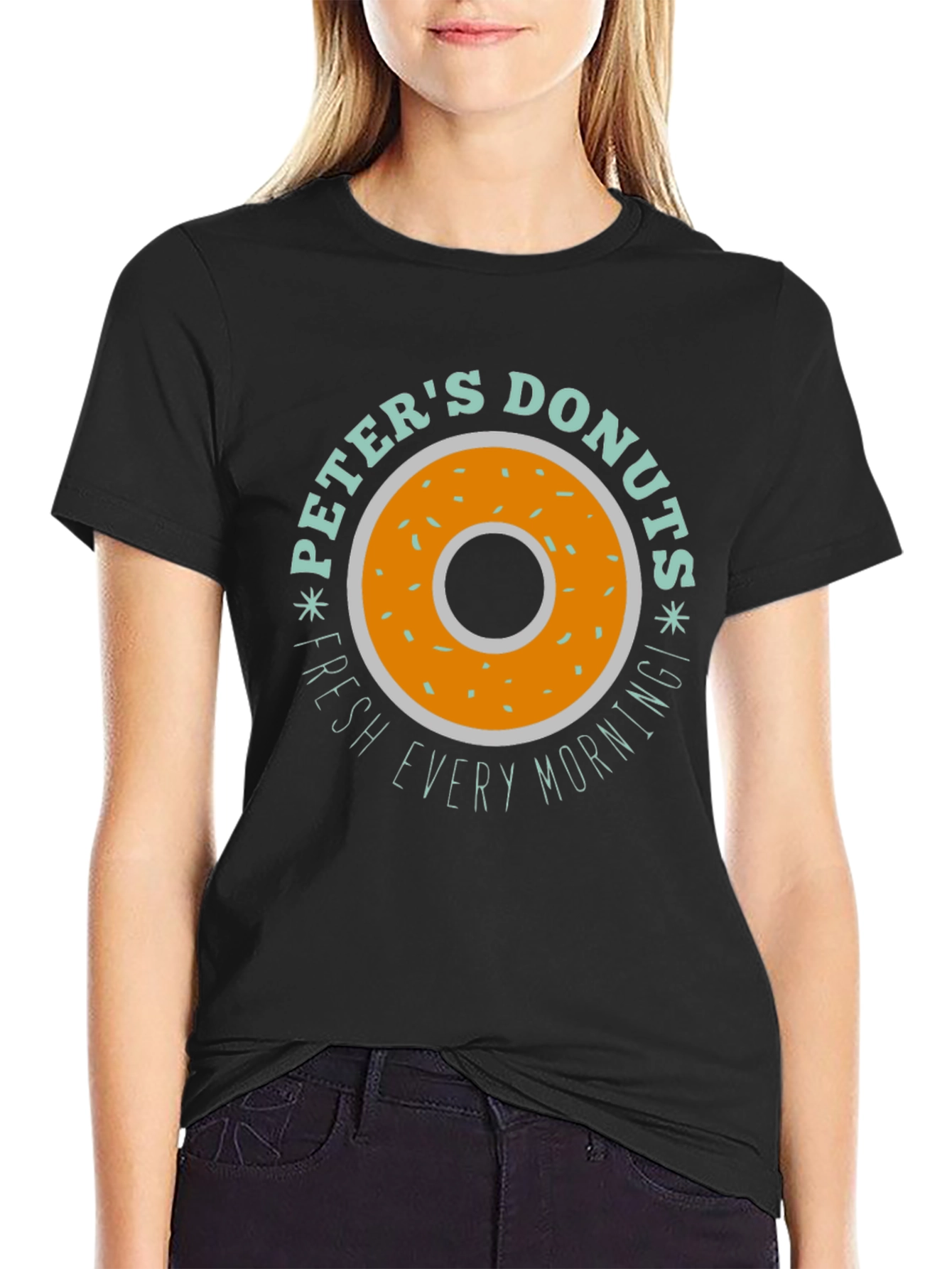 Peters Donuts Graphic Tee - Fresh Daily Design