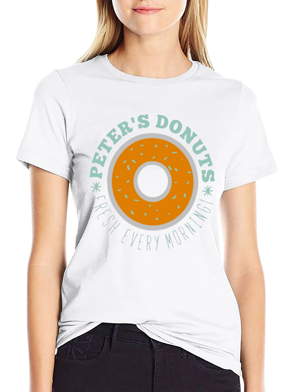 Peters Donuts Graphic Tee - Fresh Daily Design