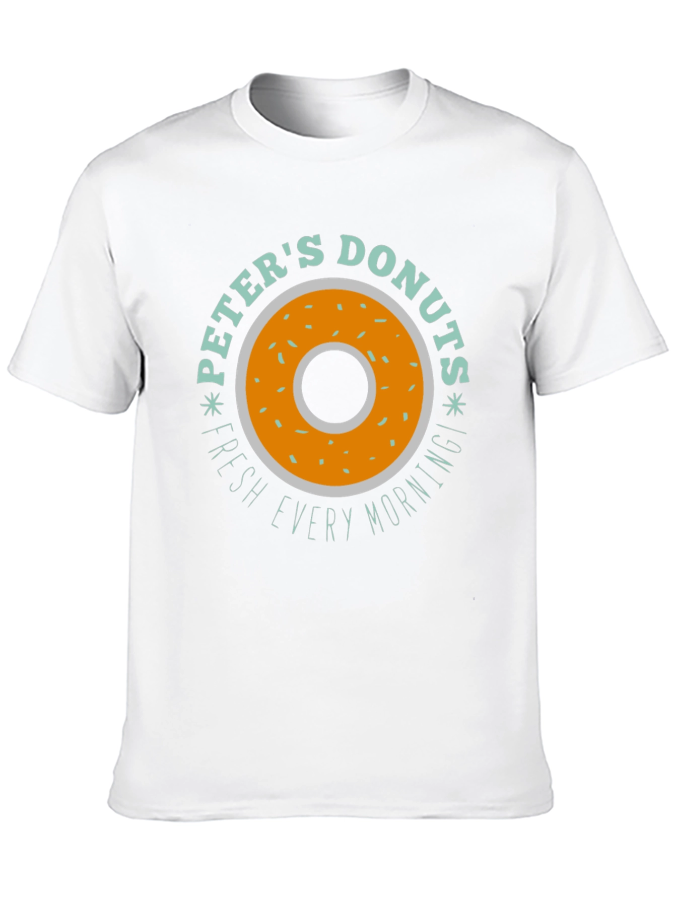 Peters Donuts Graphic Tee - Fresh Daily Design