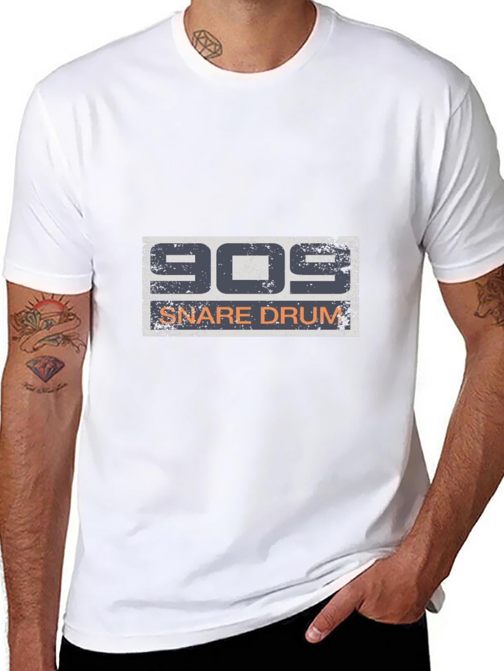 909 Snare Drum T-Shirt - Classic Beat Tee