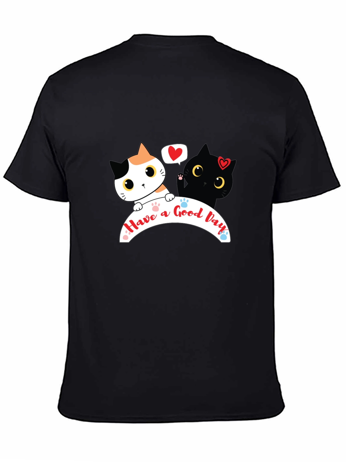 Cute Cats Graphic T-Shirt - Have a Good Day