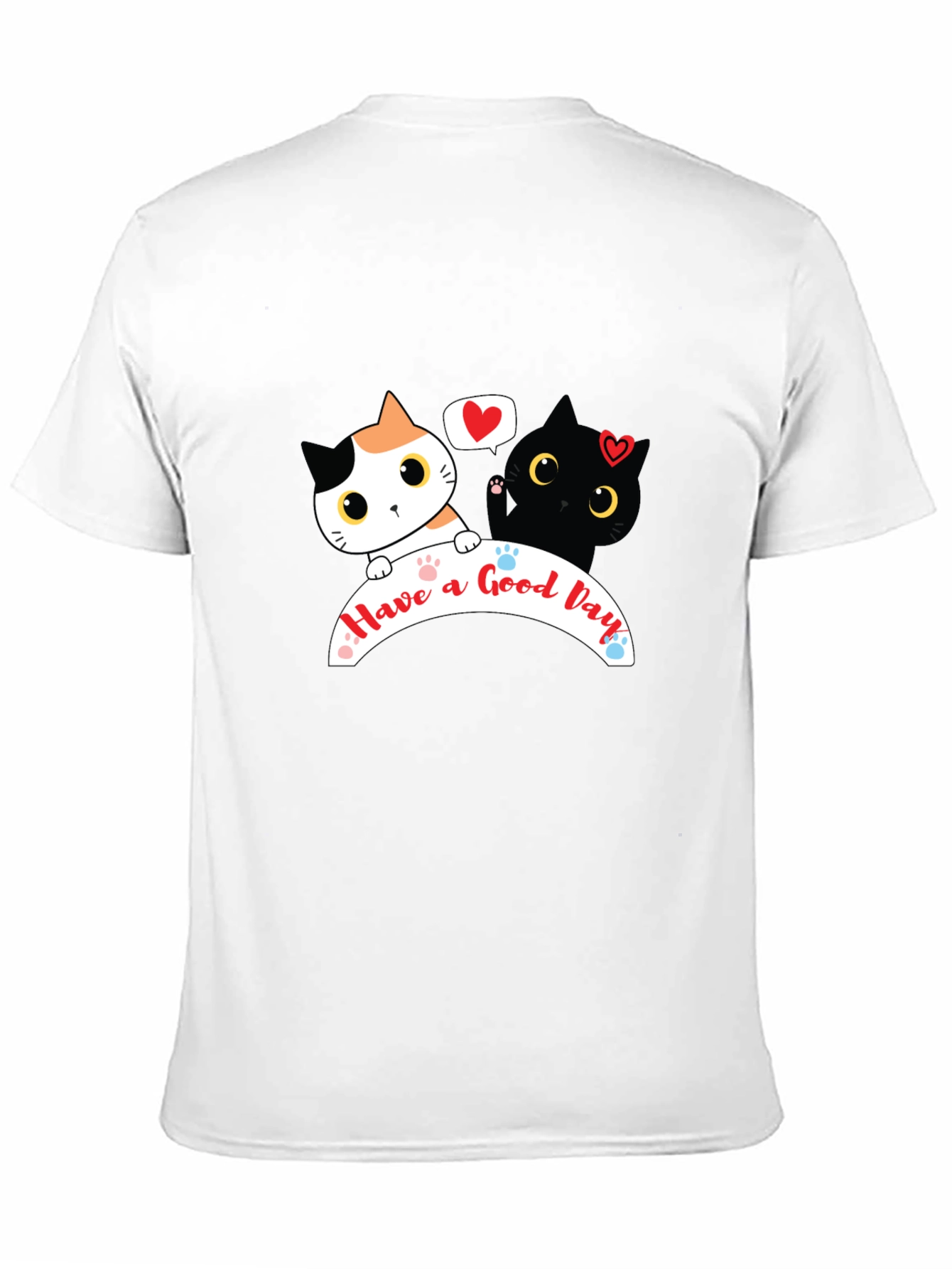 Cute Cats Graphic T-Shirt - Have a Good Day