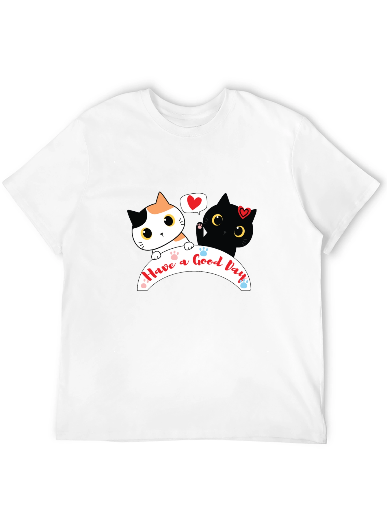 Cute Cats Graphic T-Shirt - Have a Good Day