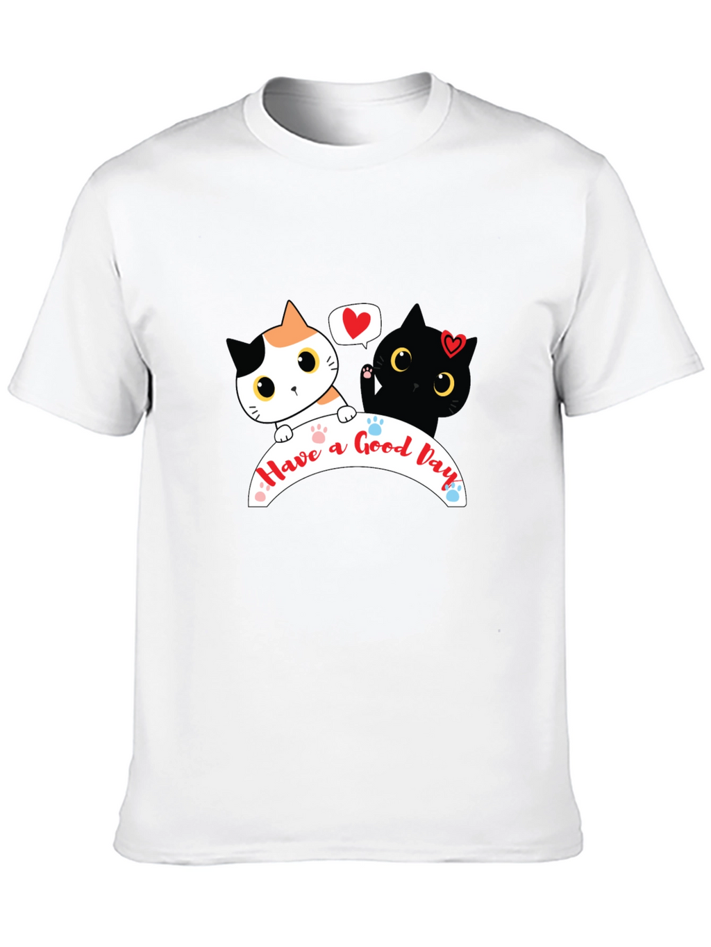Cute Cats Graphic T-Shirt - Have a Good Day