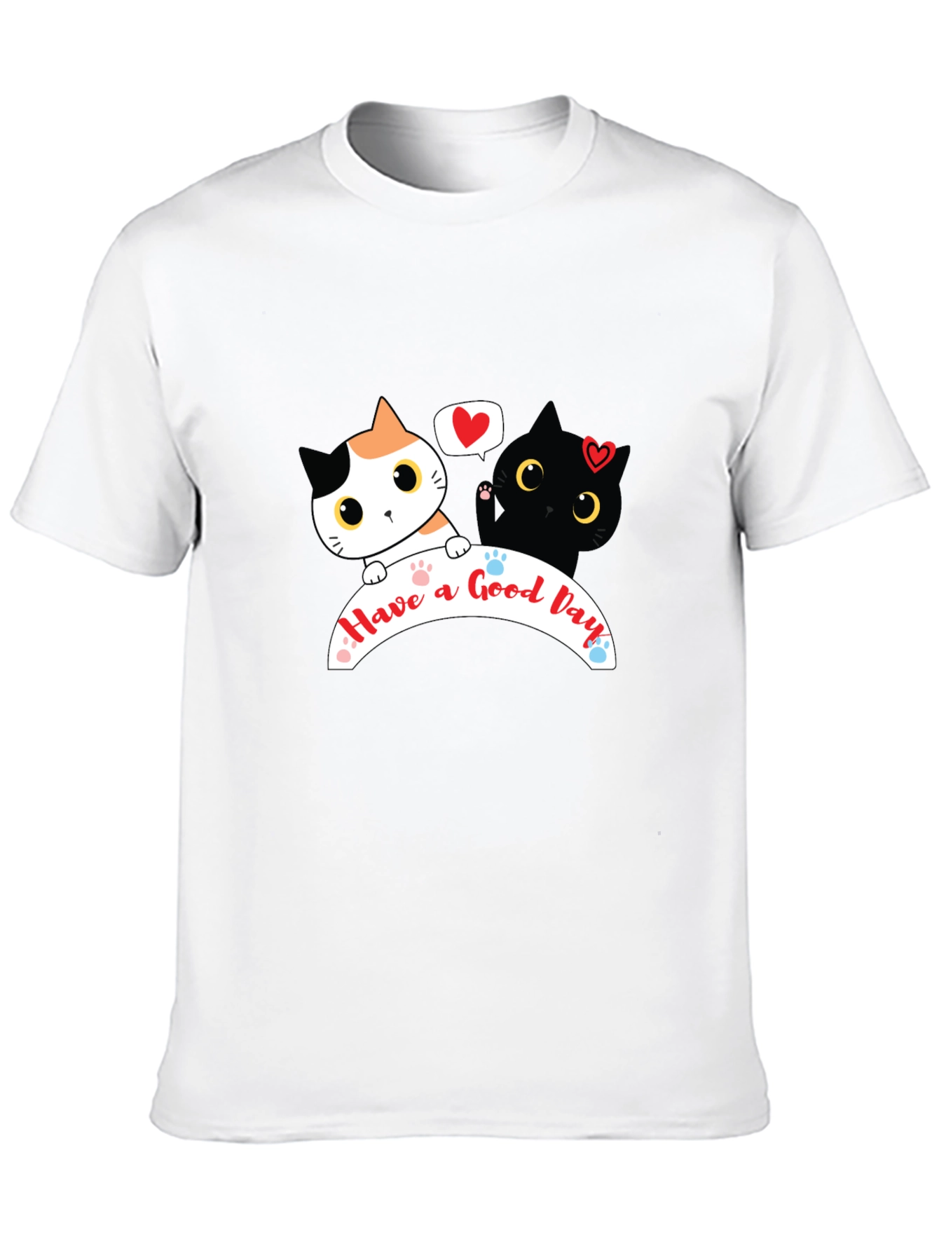 Cute Cats Graphic T-Shirt - Have a Good Day