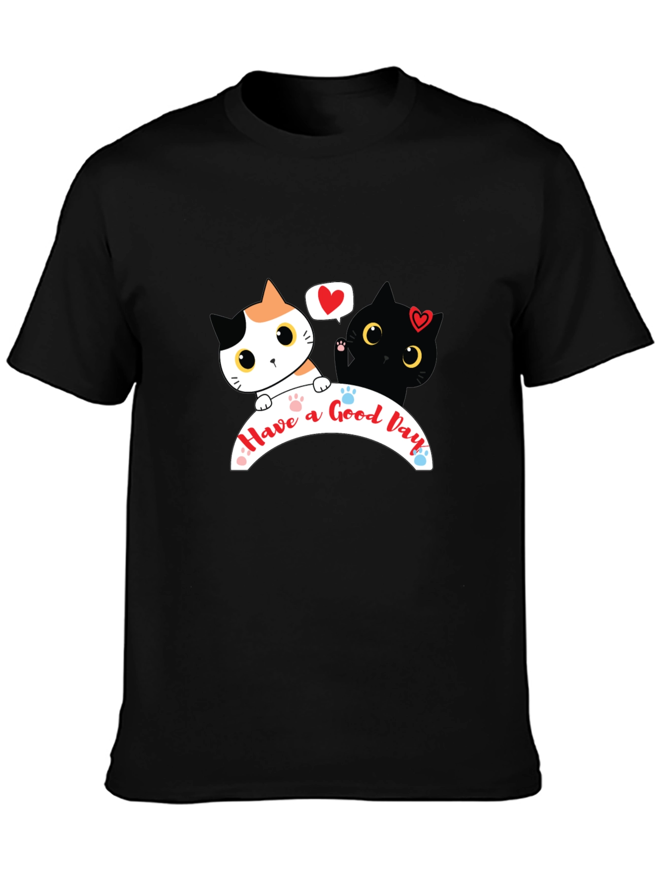 Cute Cats Graphic T-Shirt - Have a Good Day