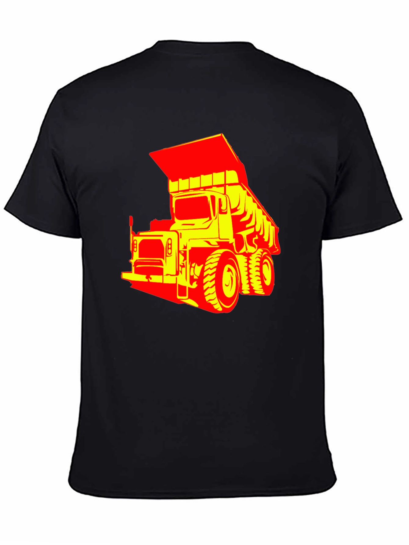Bold Graphic Tee - Dump Truck Design