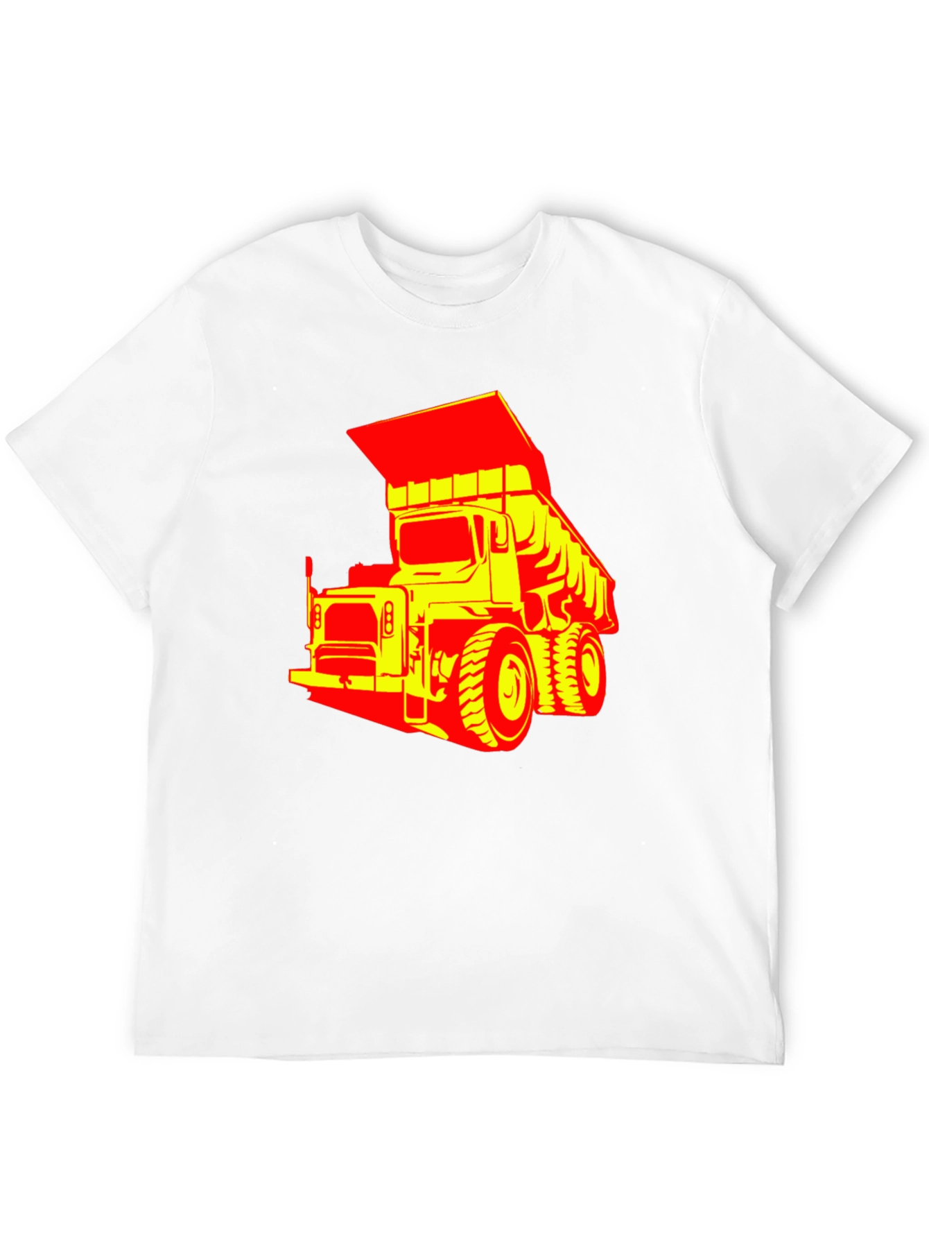 Bold Graphic Tee - Dump Truck Design