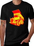 Bold Graphic Tee - Dump Truck Design