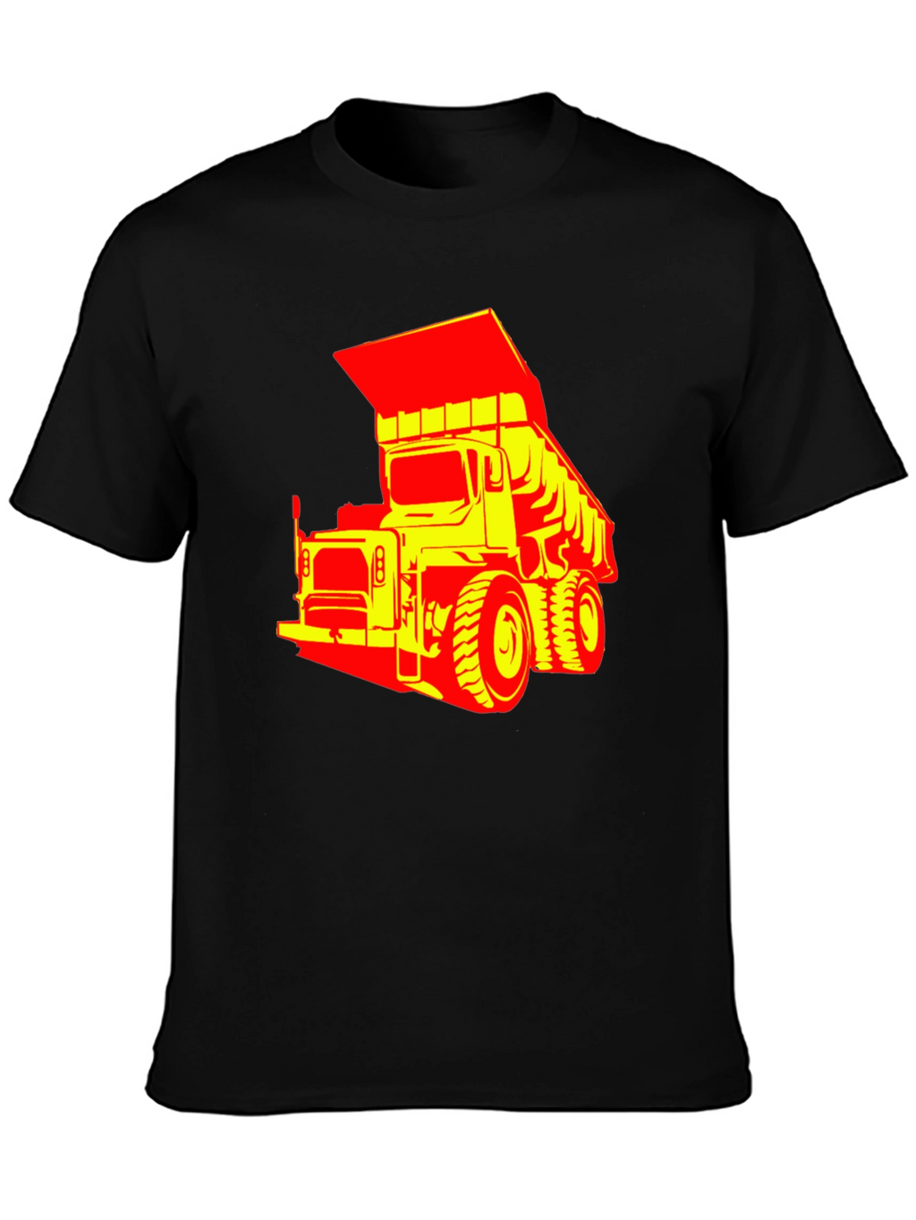Bold Graphic Tee - Dump Truck Design