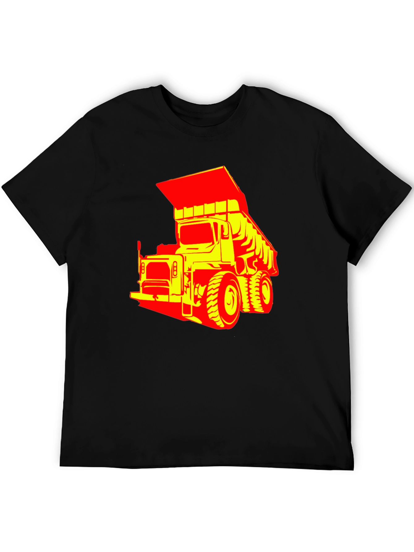 Bold Graphic Tee - Dump Truck Design
