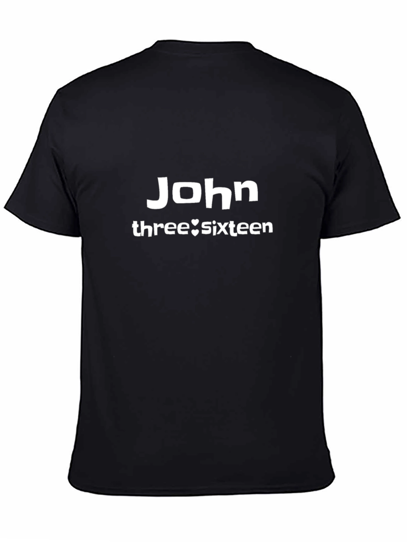 John 3:16 T-Shirt - Classic Black Tee