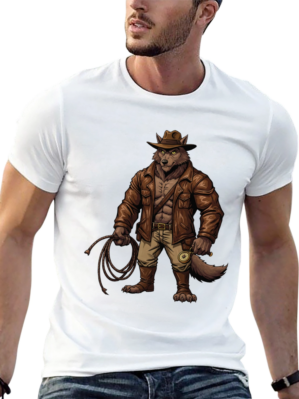 Indiana Wolf Graphic T-Shirt