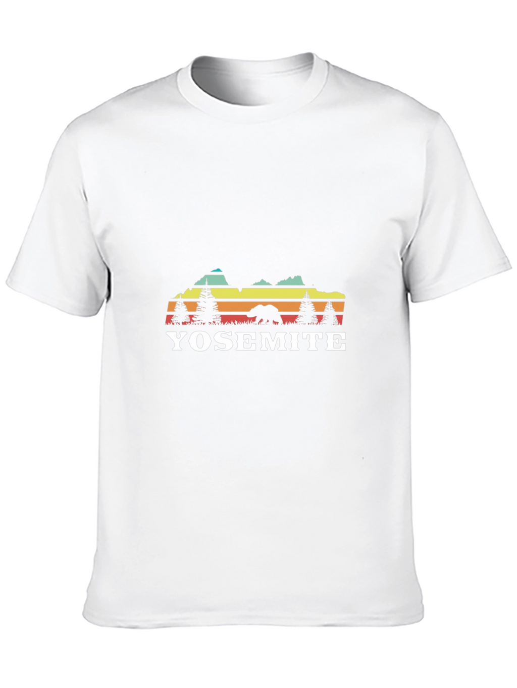 Yosemite Bear Retro Graphic T-Shirt
