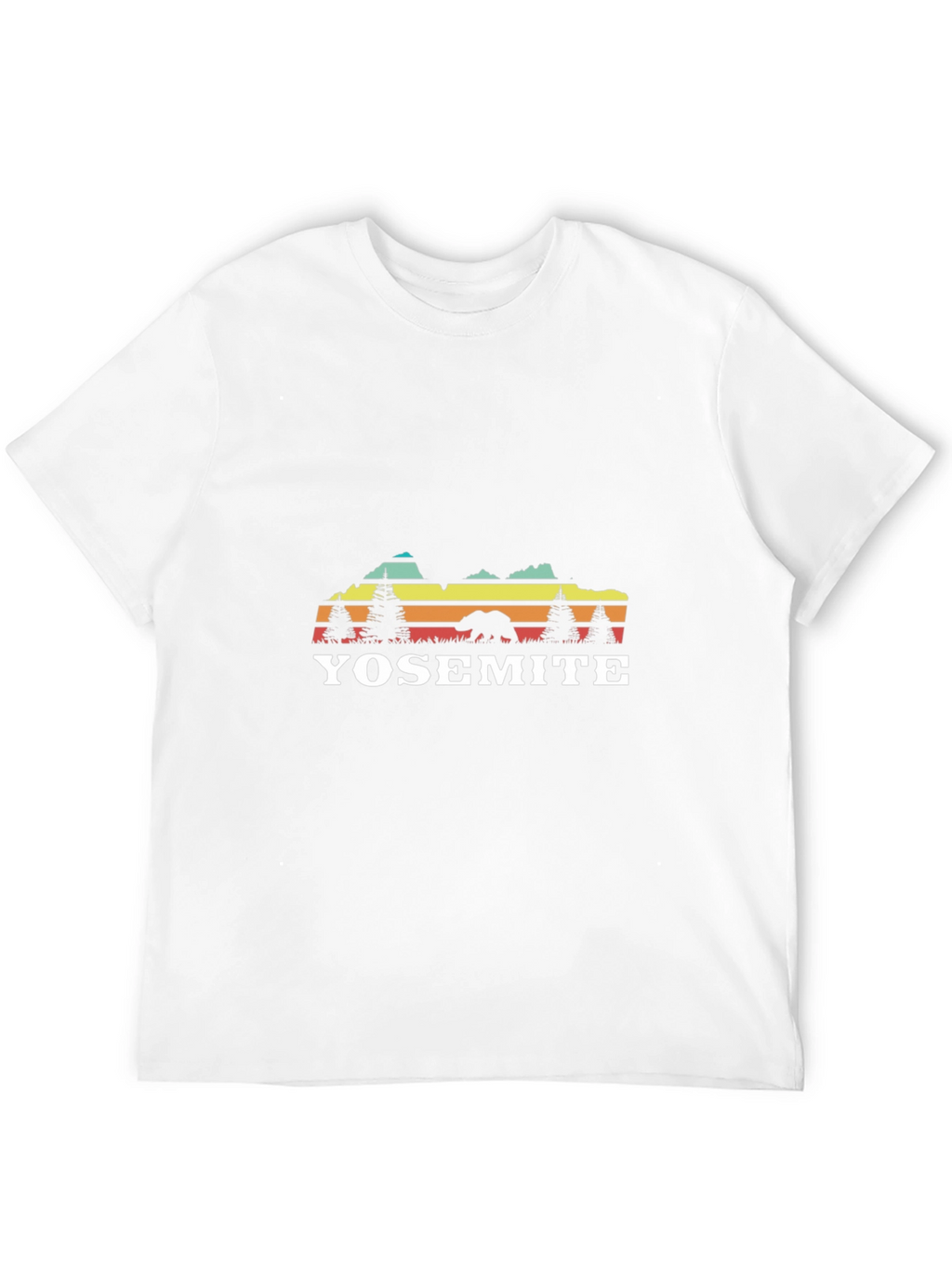 Yosemite Bear Retro Graphic T-Shirt