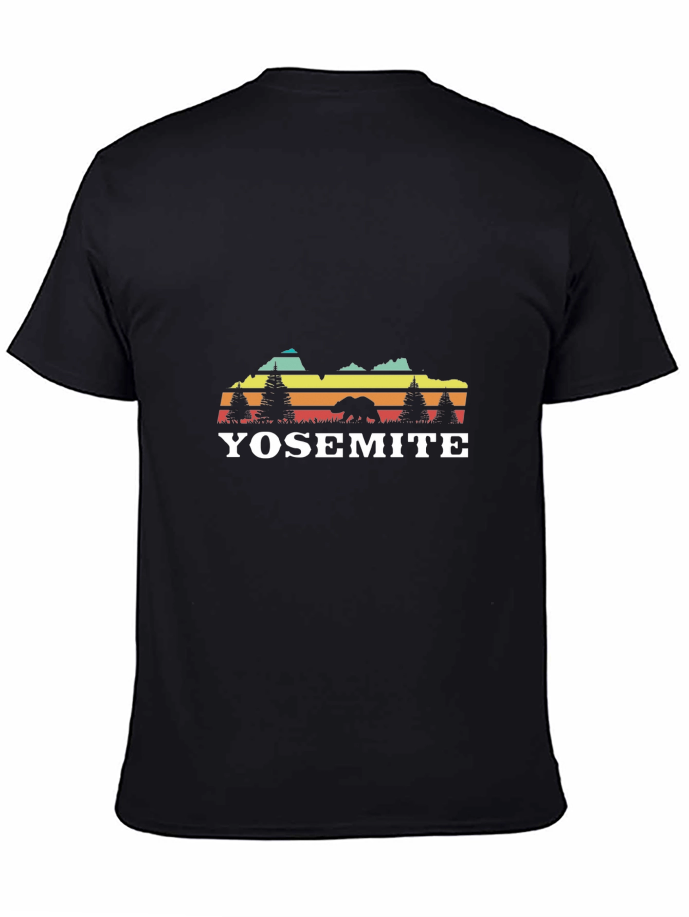 Yosemite Bear Retro Graphic T-Shirt