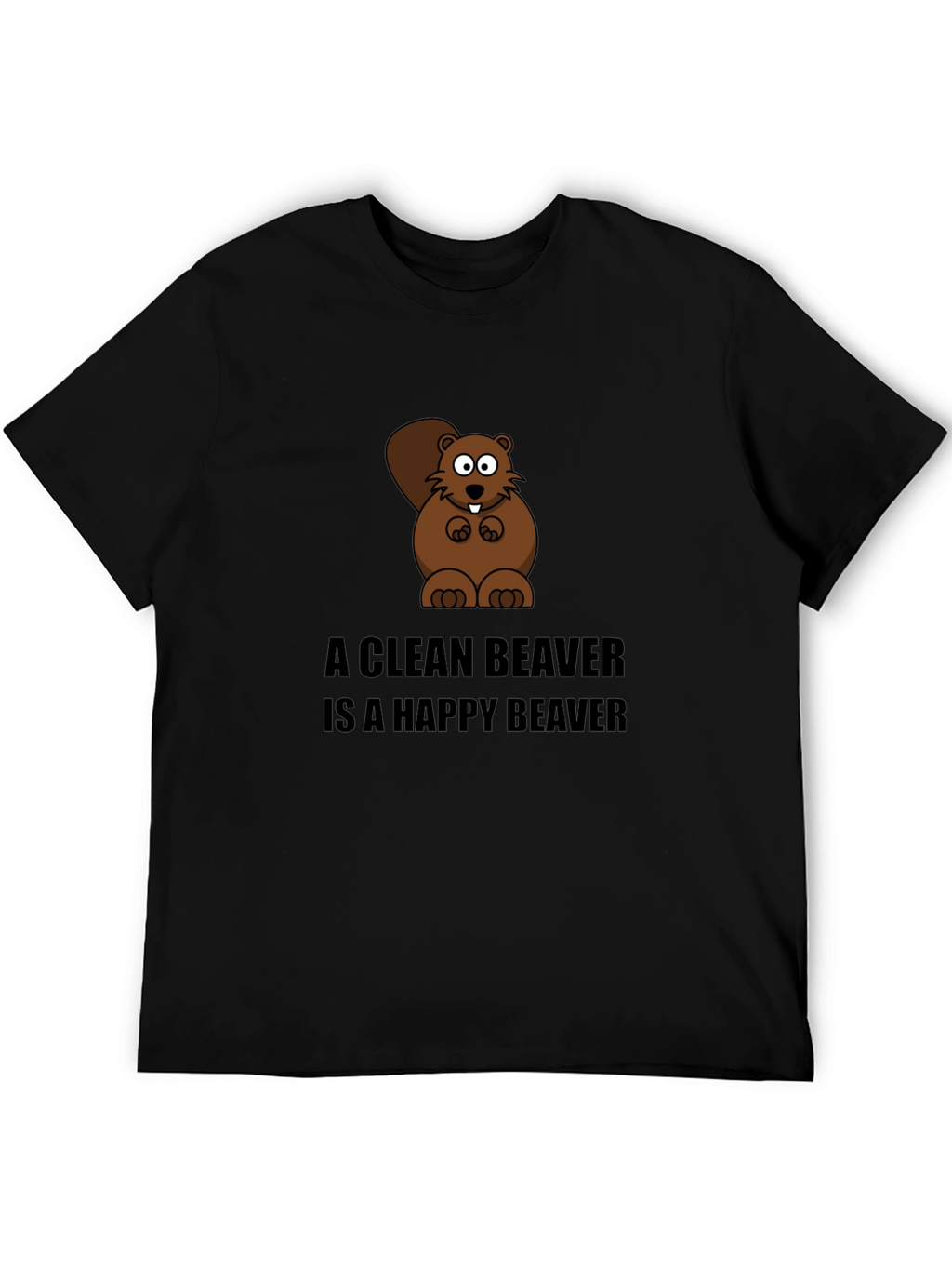 A Clean Beaver T-Shirt - Funny Cartoon Tee