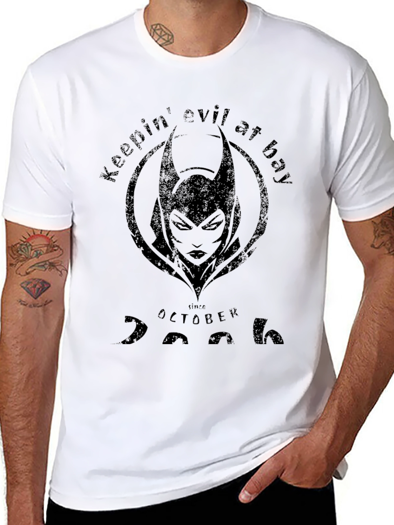 Keepin Evil At Bay Since October 2006 Graphic Tee