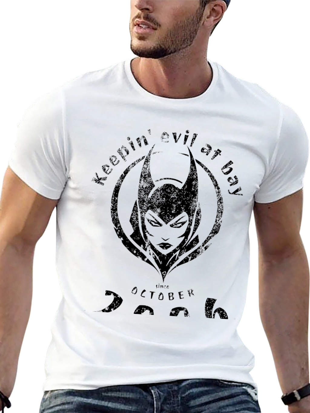 Keepin Evil At Bay Since October 2006 Graphic Tee