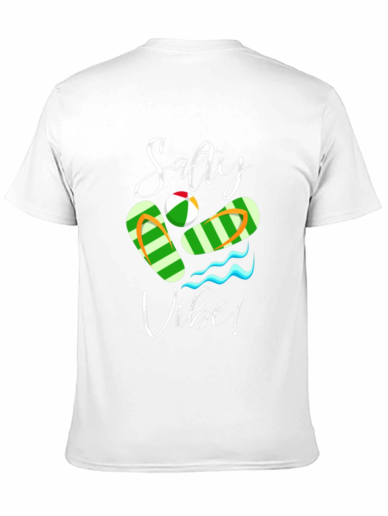 Salty Vibe Black Graphic Tee