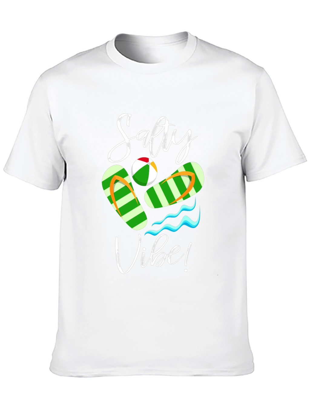 Salty Vibe Black Graphic Tee