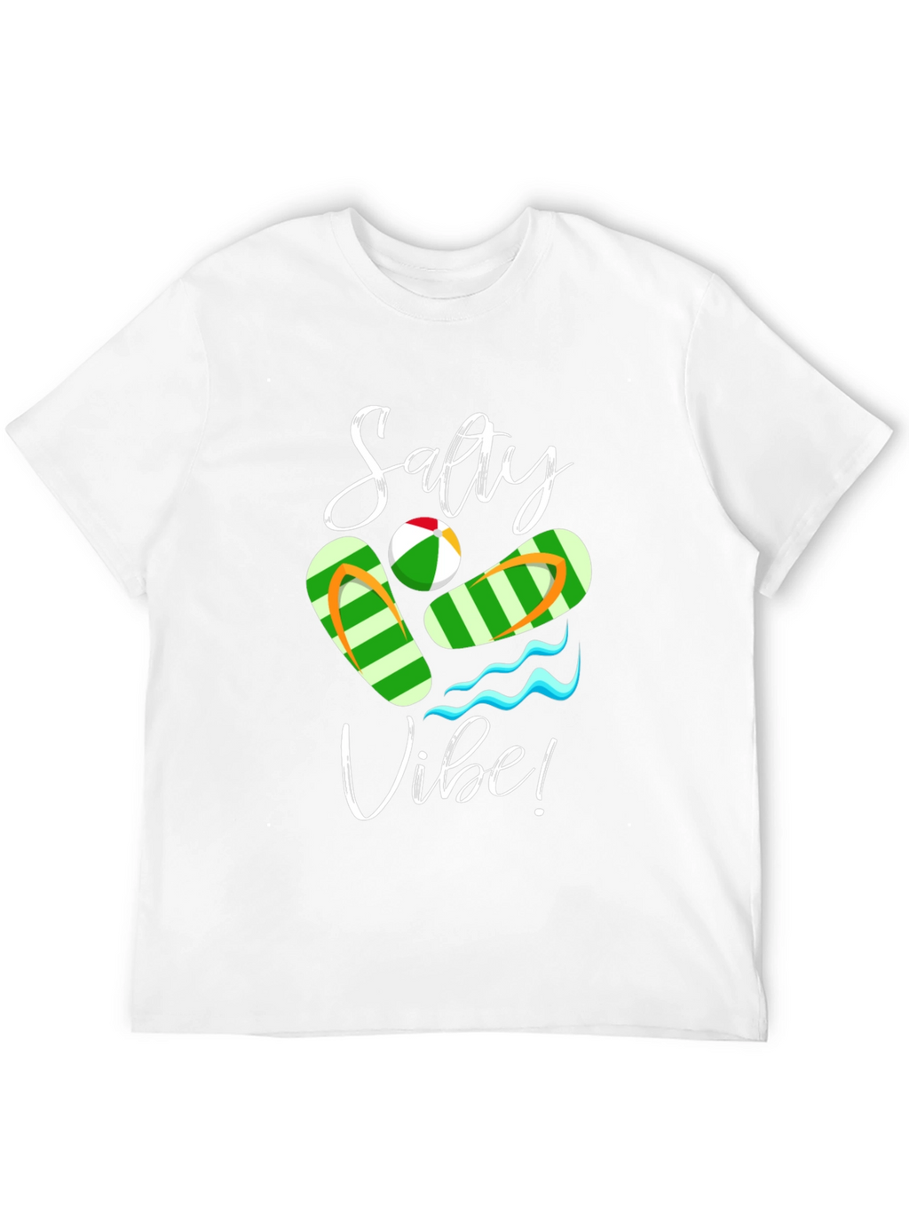 Salty Vibe Black Graphic Tee