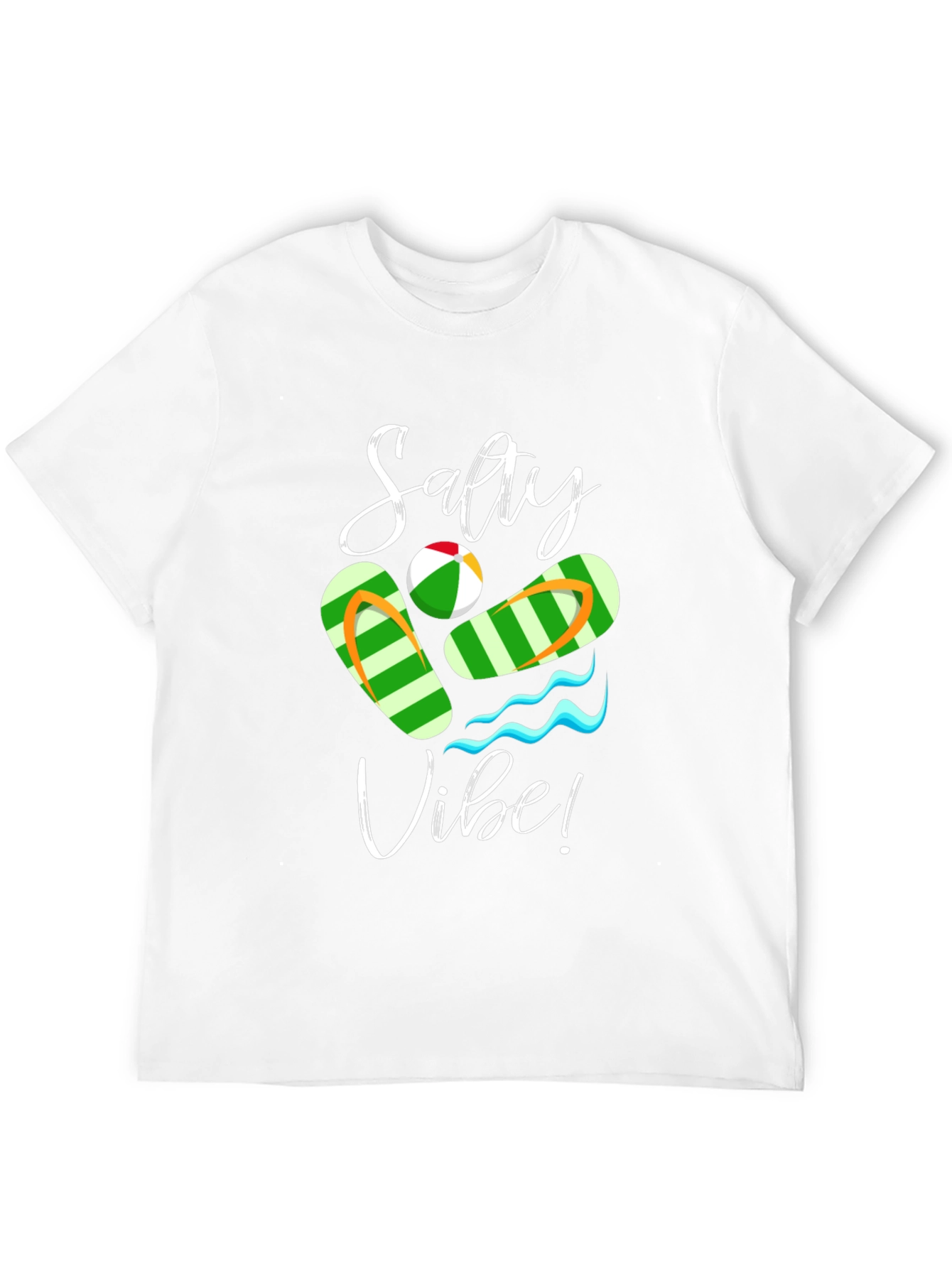Salty Vibe Black Graphic Tee