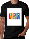 Retro Cat Trio T-Shirt - Cool Graphic Tee