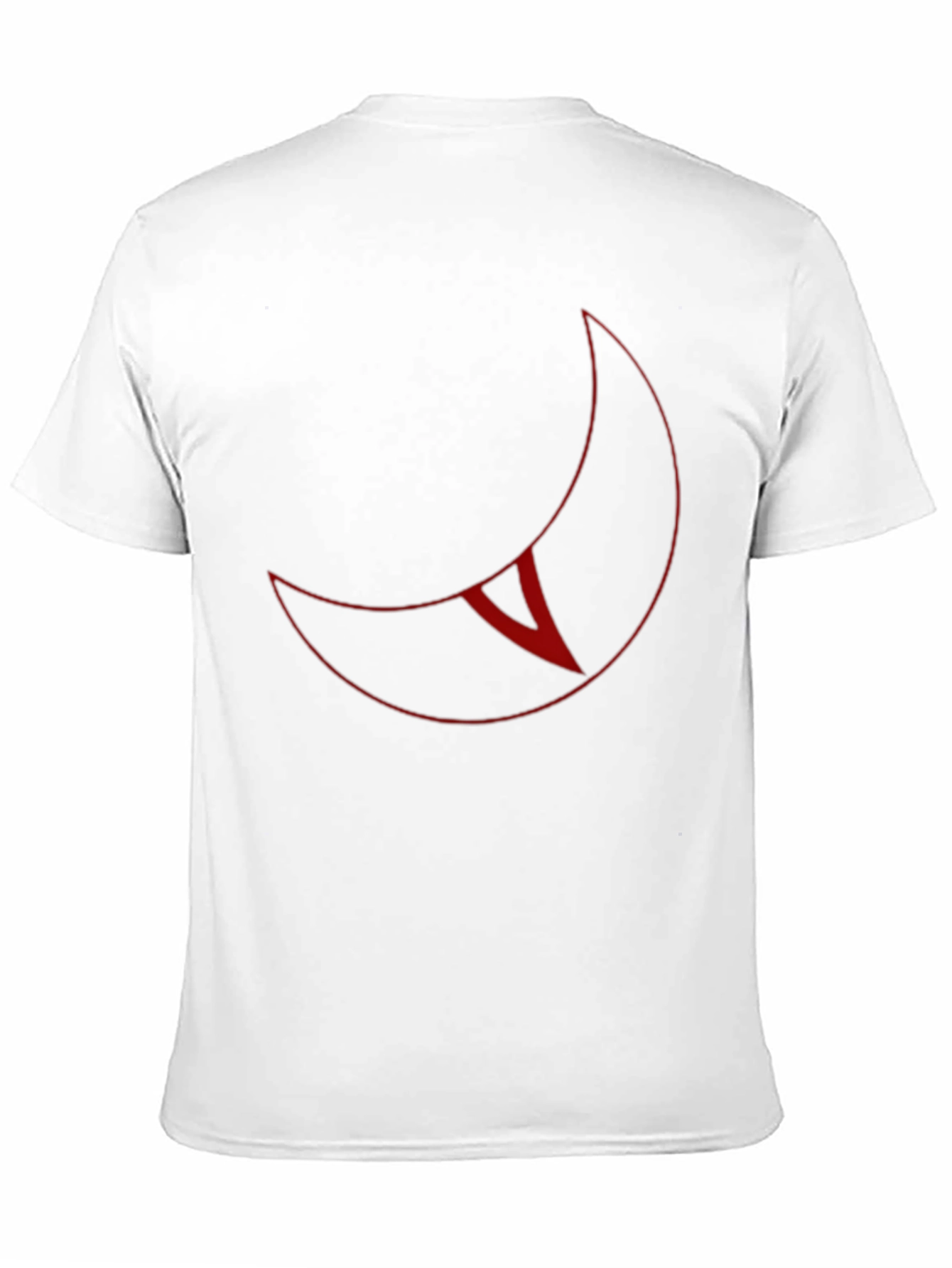 Crescent Moon Graphic T-Shirt - Black