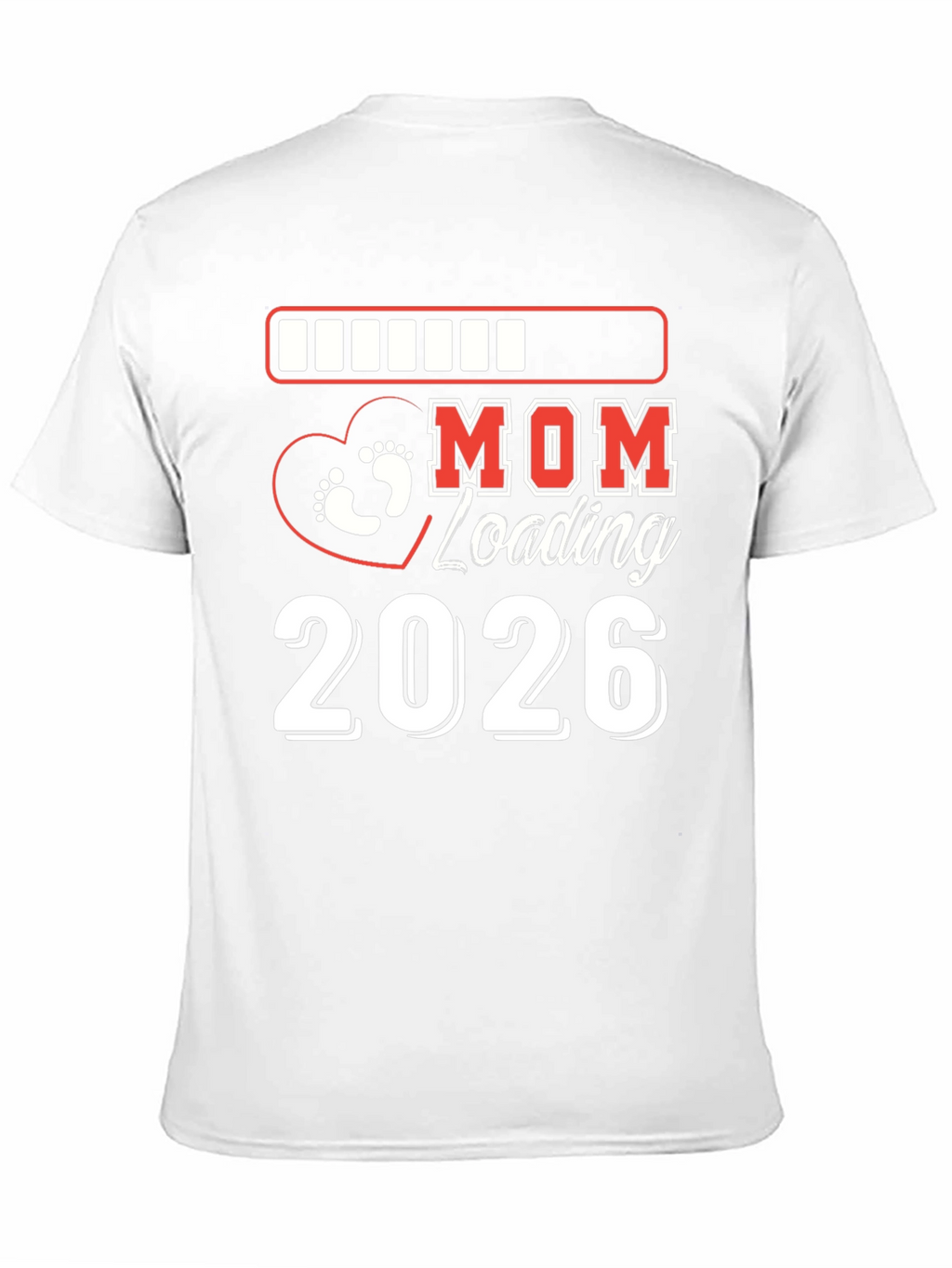 Mom Loading 2026 T-Shirt Pregnancy Announcement