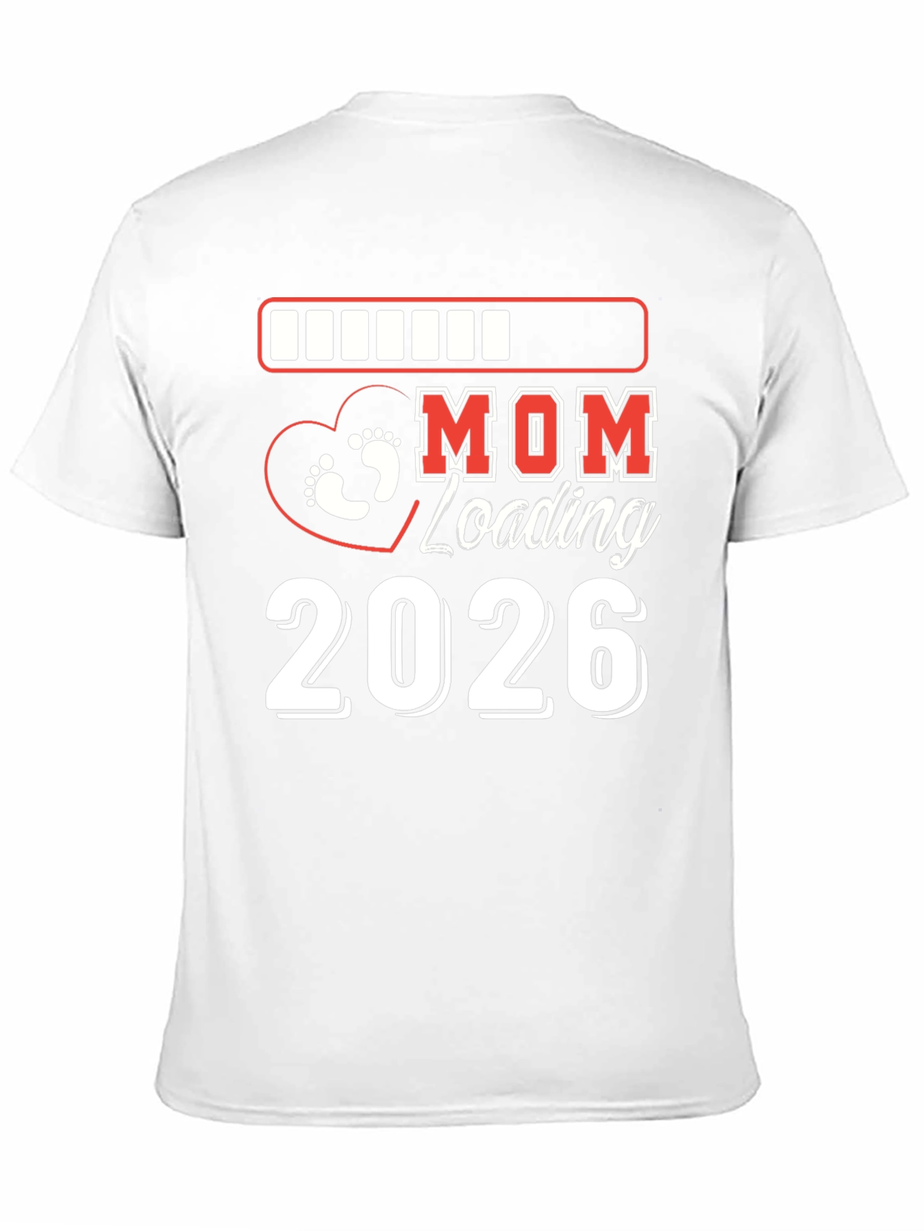 Mom Loading 2026 T-Shirt Pregnancy Announcement