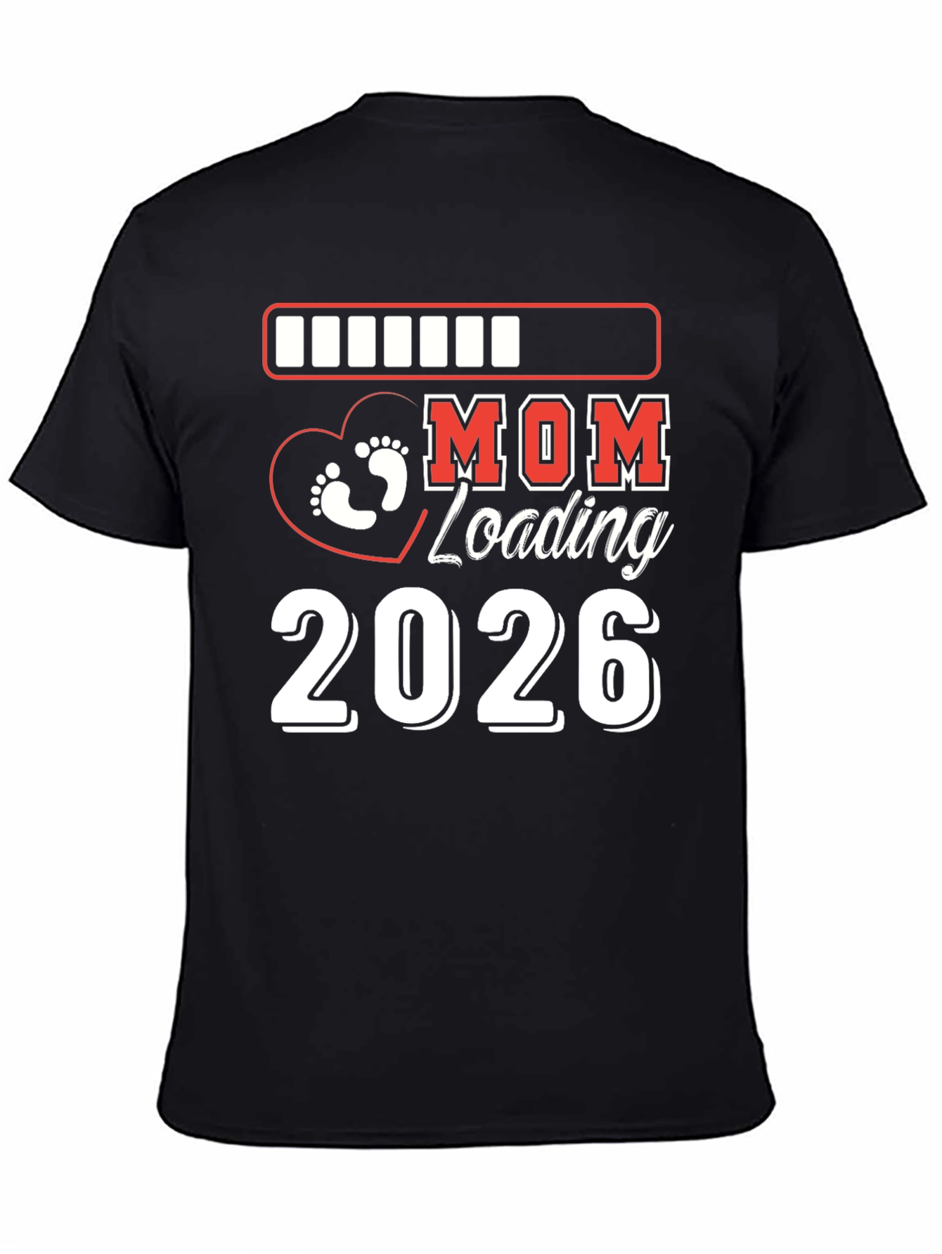 Mom Loading 2026 T-Shirt Pregnancy Announcement
