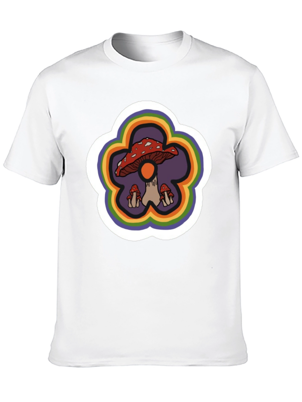 Retro Mushroom Graphic Tee