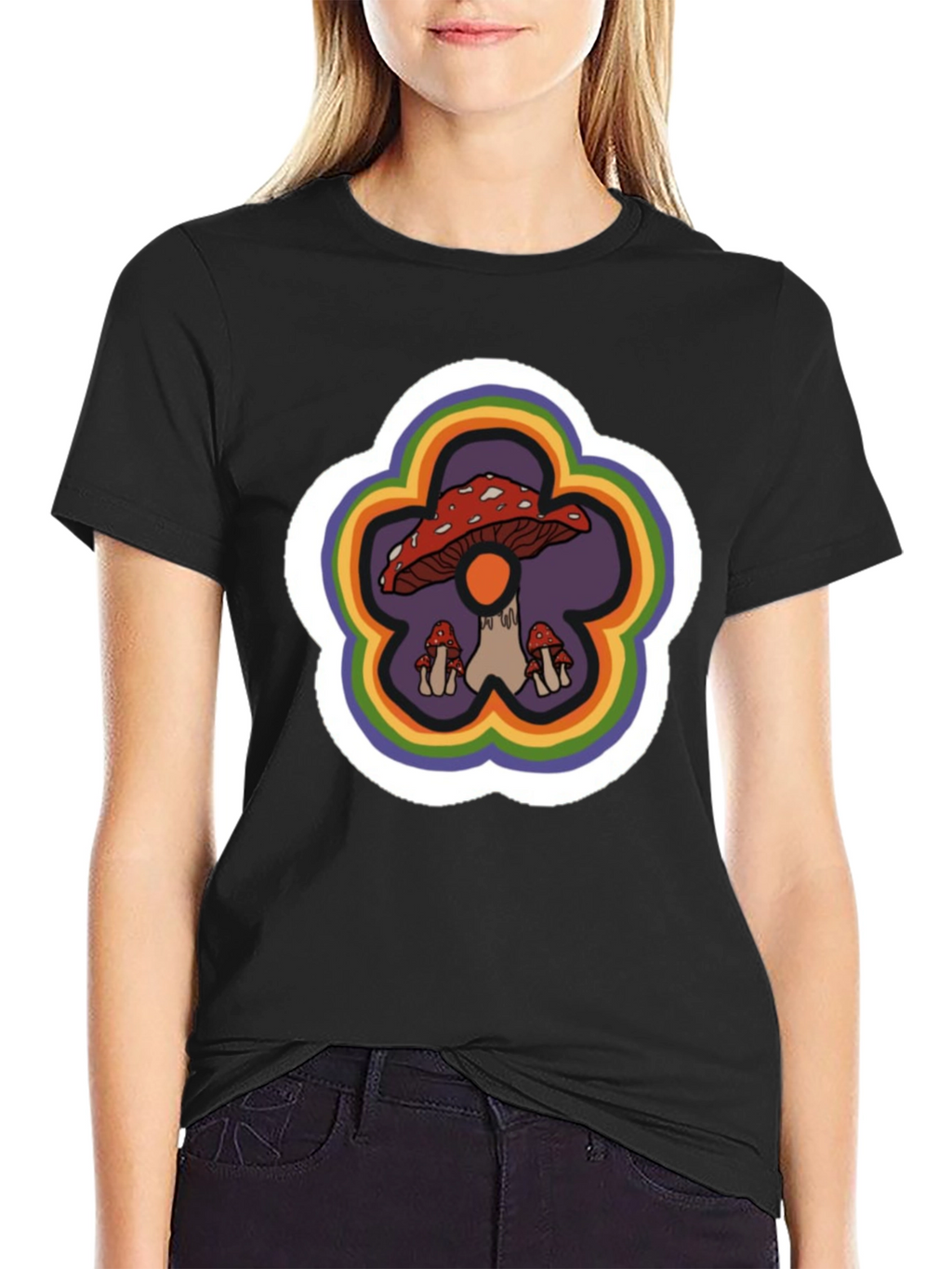 Retro Mushroom Graphic Tee