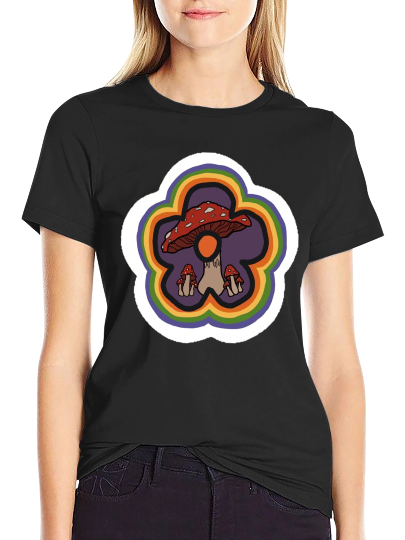 Retro Mushroom Graphic Tee