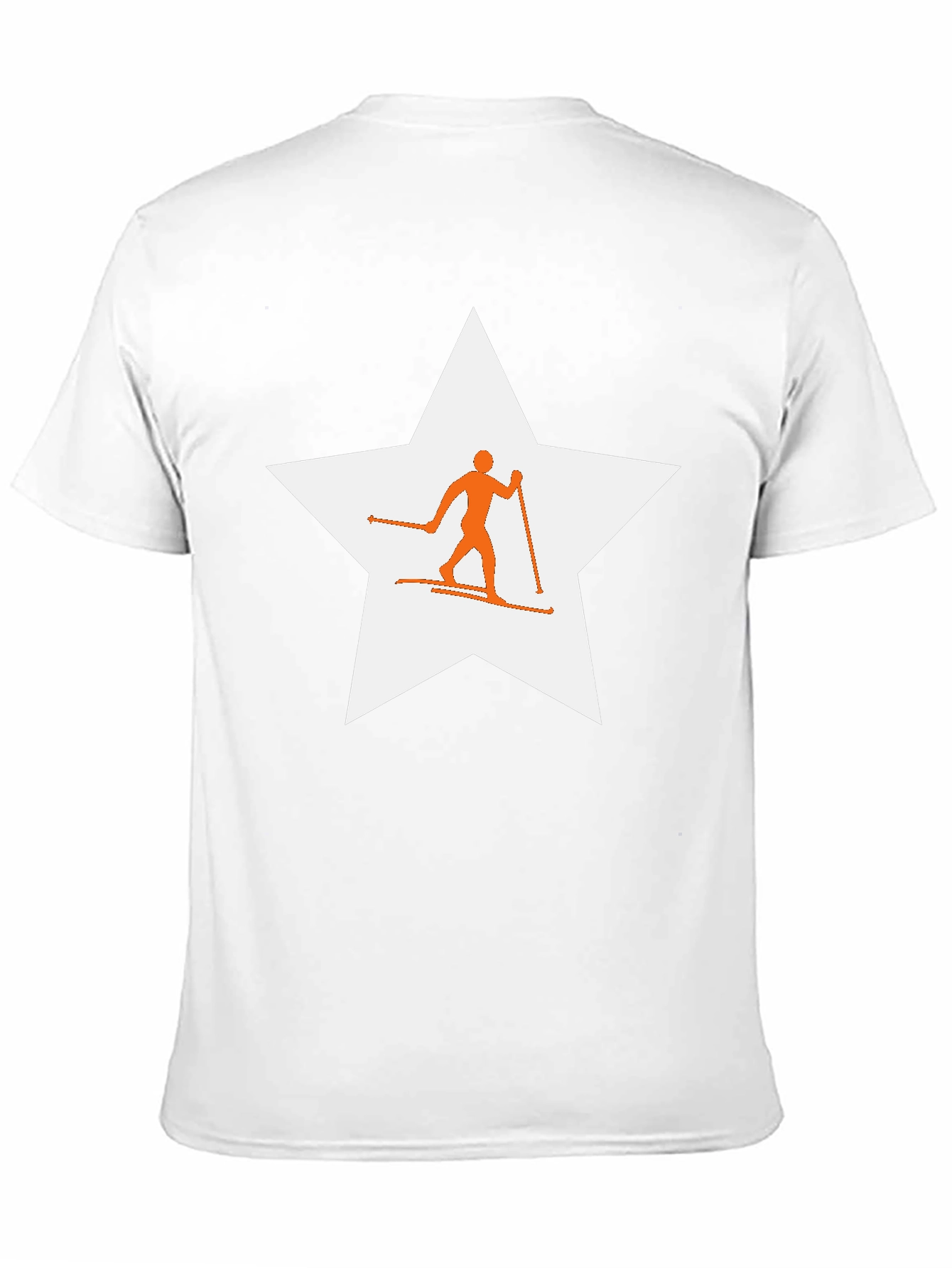 Ski Star Graphic Tee - Black Cotton Blend