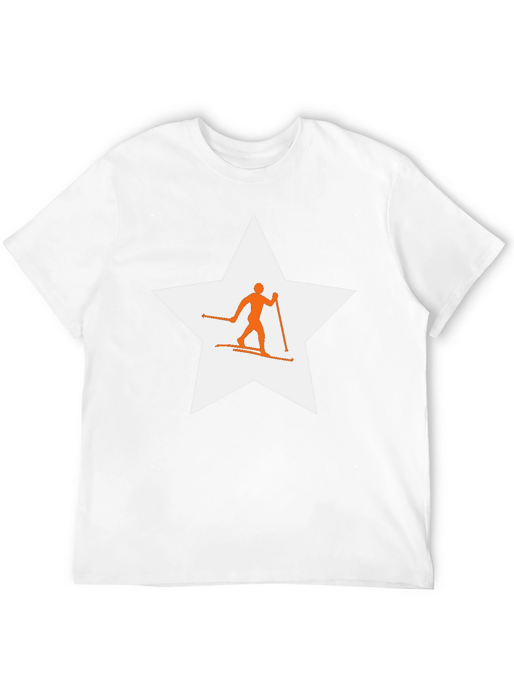 Ski Star Graphic Tee - Black Cotton Blend