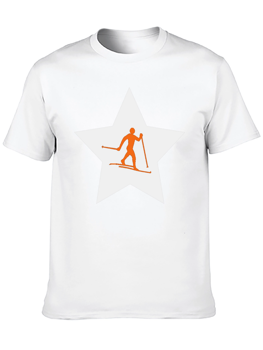 Ski Star Graphic Tee - Black Cotton Blend