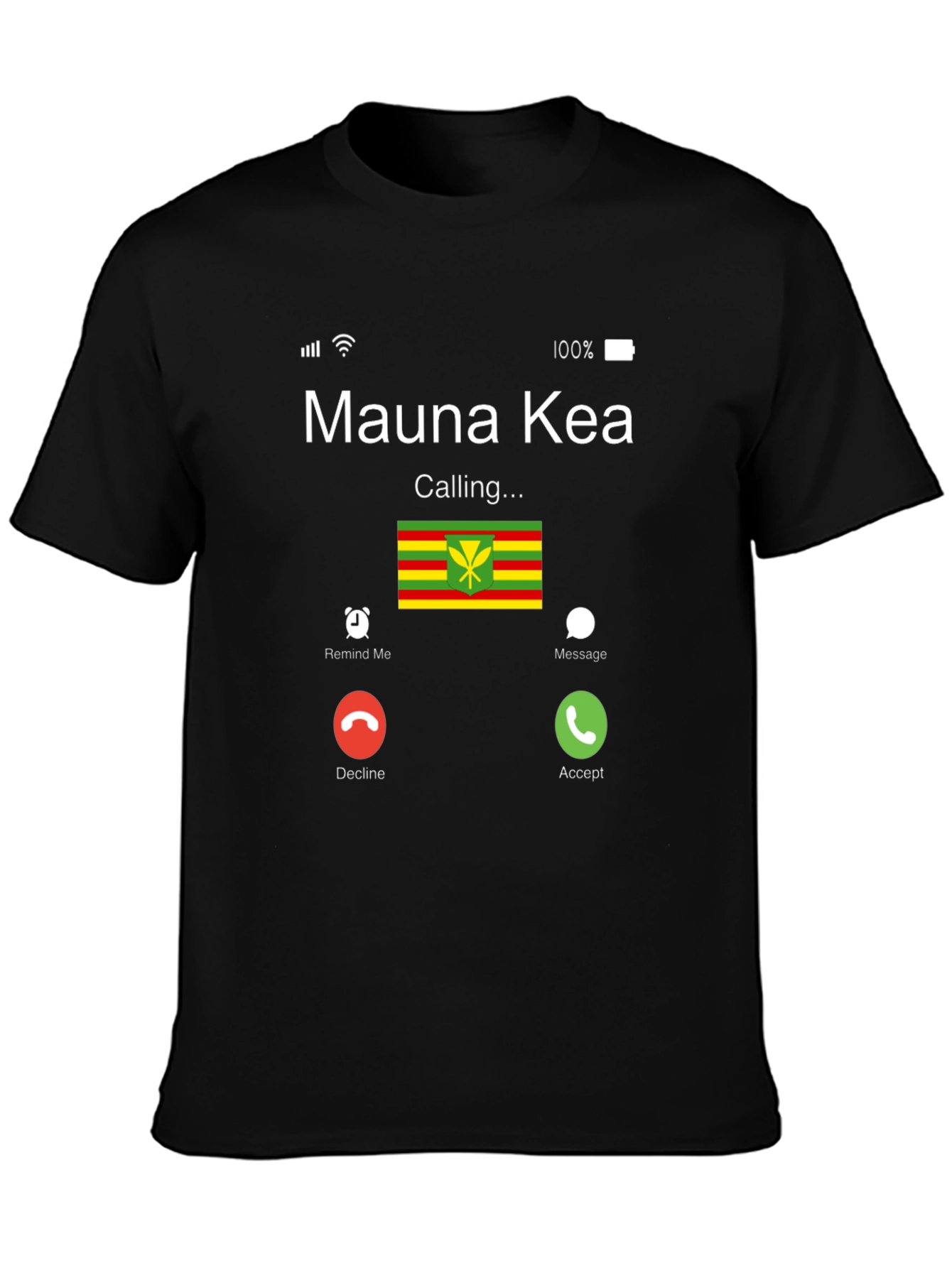 Mauna Kea Calling Graphic T-Shirt