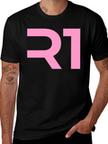 R1 Graphic T-Shirt - Cool Black Tee