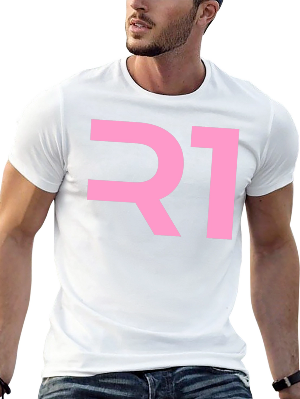 R1 Graphic T-Shirt - Cool Black Tee